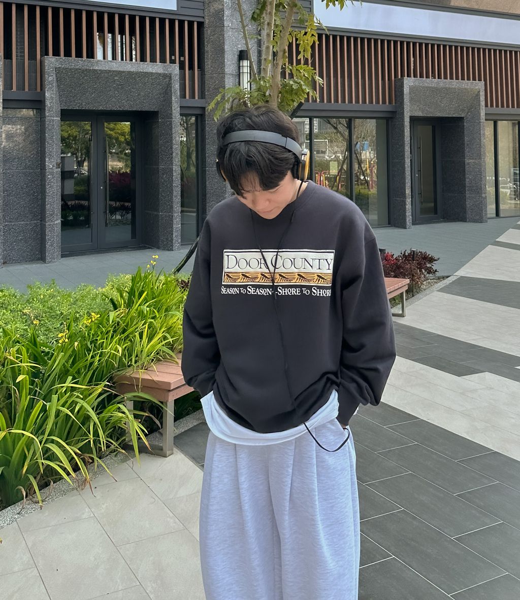 OPPAKOREA Door 發泡圖像衛衣 (4色)