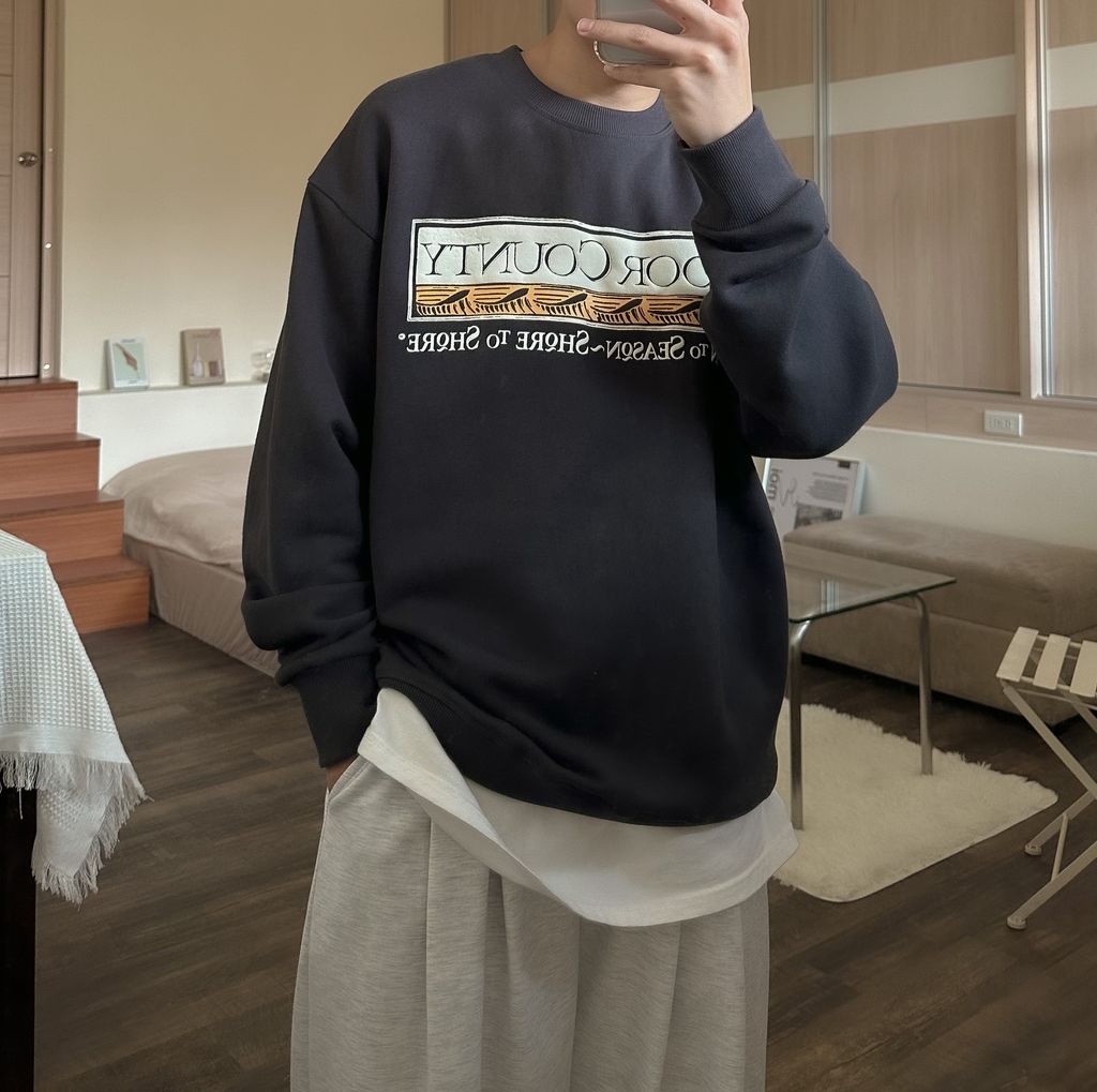 OPPAKOREA Door 發泡圖像衛衣 (4色)