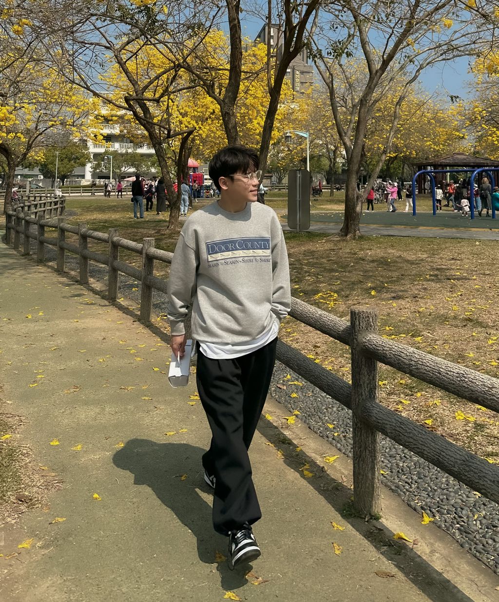OPPAKOREA Door 發泡圖像衛衣 (4色)