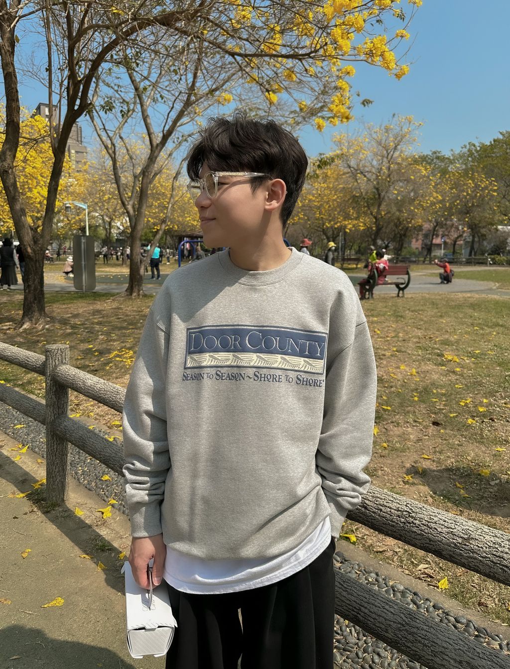 OPPAKOREA Door 發泡圖像衛衣 (4色)
