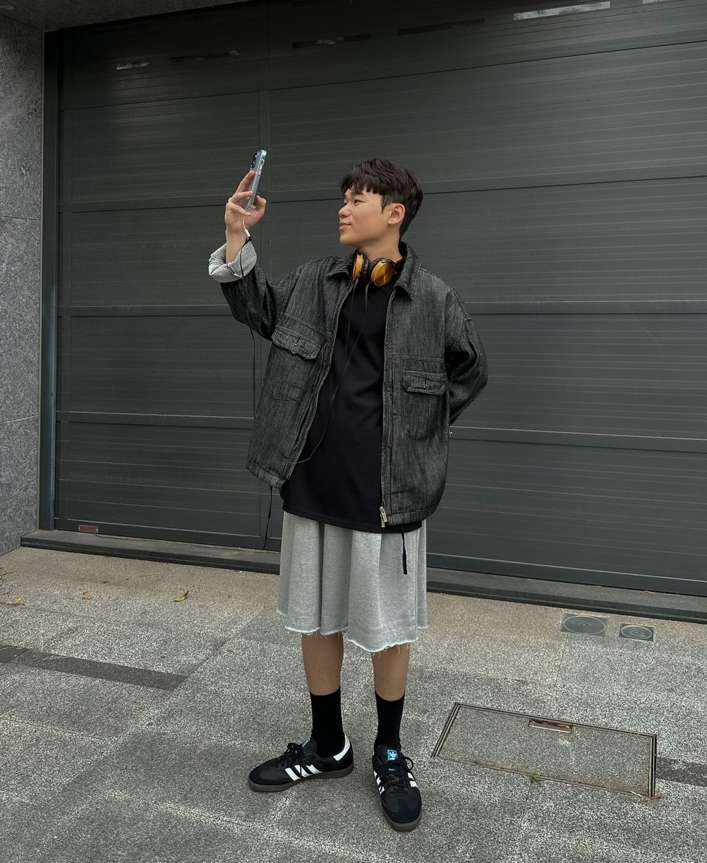 OPPAKOREA 開衩分層素色短T (2色) (四季最佳內搭!!!)