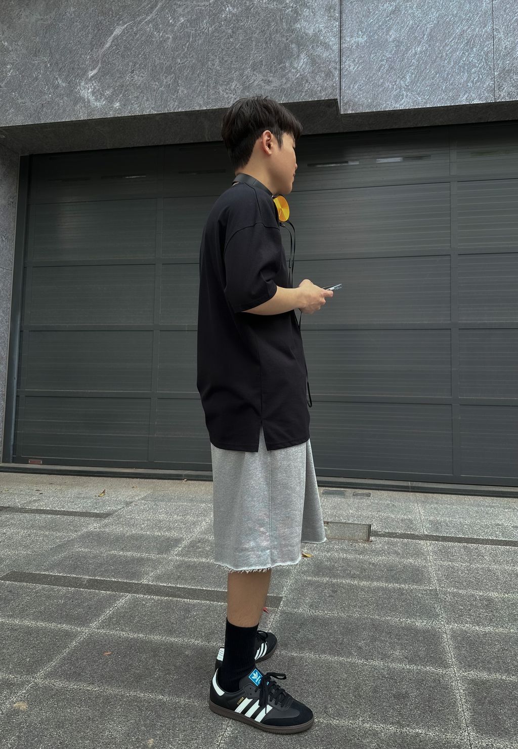 OPPAKOREA 開衩分層素色短T (2色) (四季最佳內搭!!!)