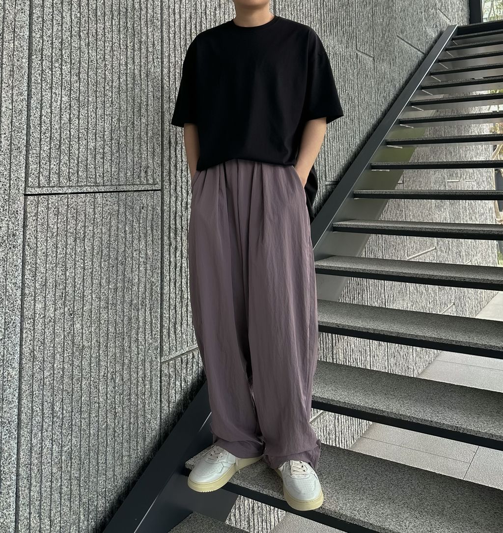 OPPAKOREA 開衩分層素色短T (2色) (四季最佳內搭!!!)