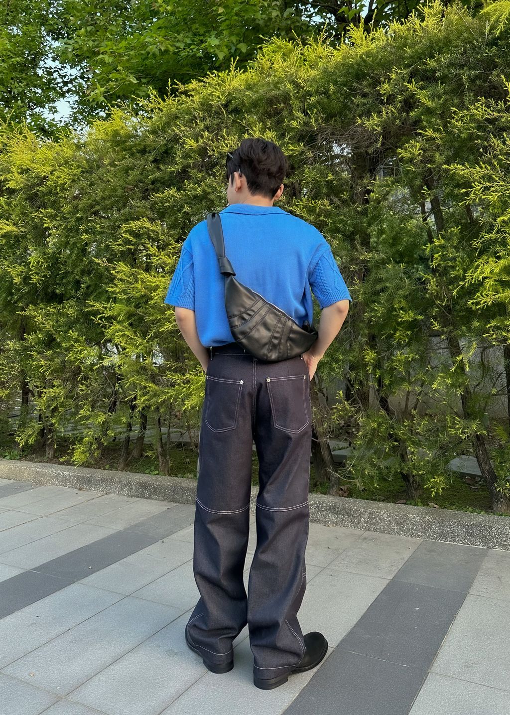 OPPAKOREA Fisher 翻領麻花針織短衫 (4色)