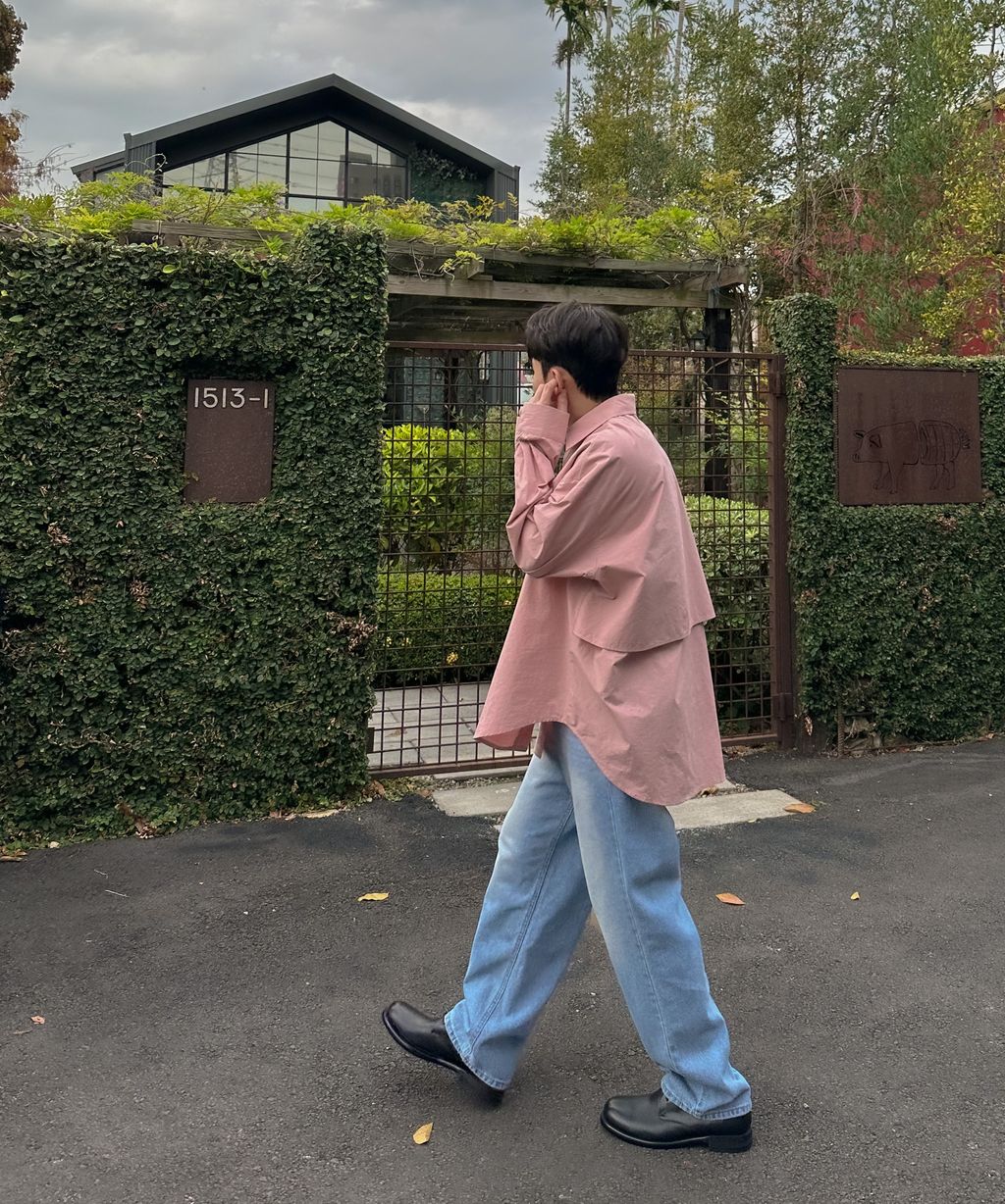 OPPAKOREA 層次風衣剪裁寬鬆襯衫 (5色)