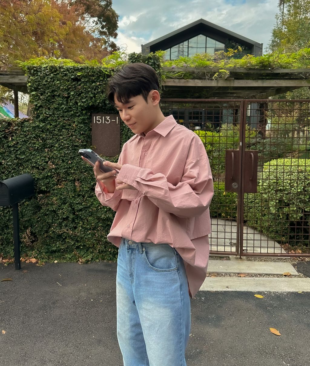 OPPAKOREA 層次風衣剪裁寬鬆襯衫 (5色)
