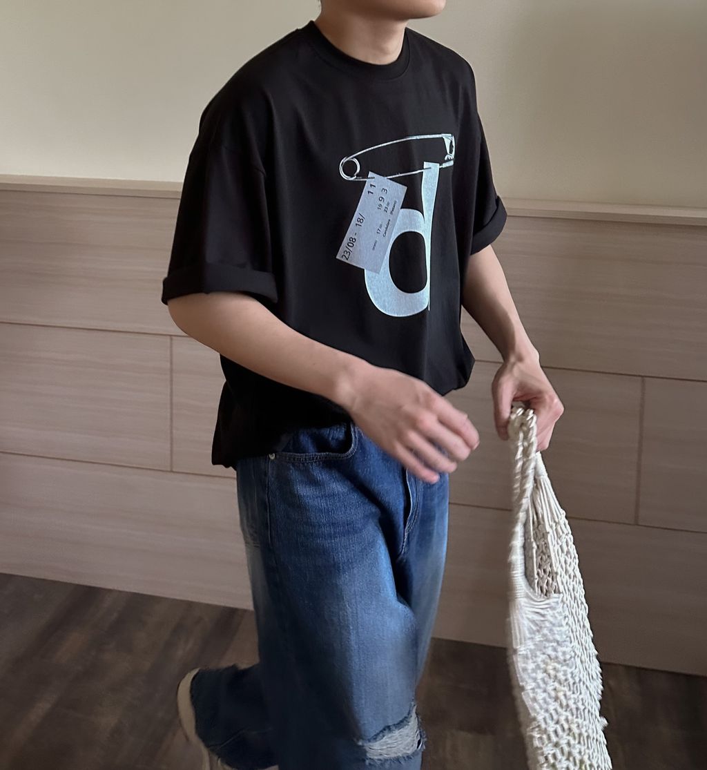 OPPAKOREA 水洗破壞繭型牛仔寬褲 (推薦單品!!!)