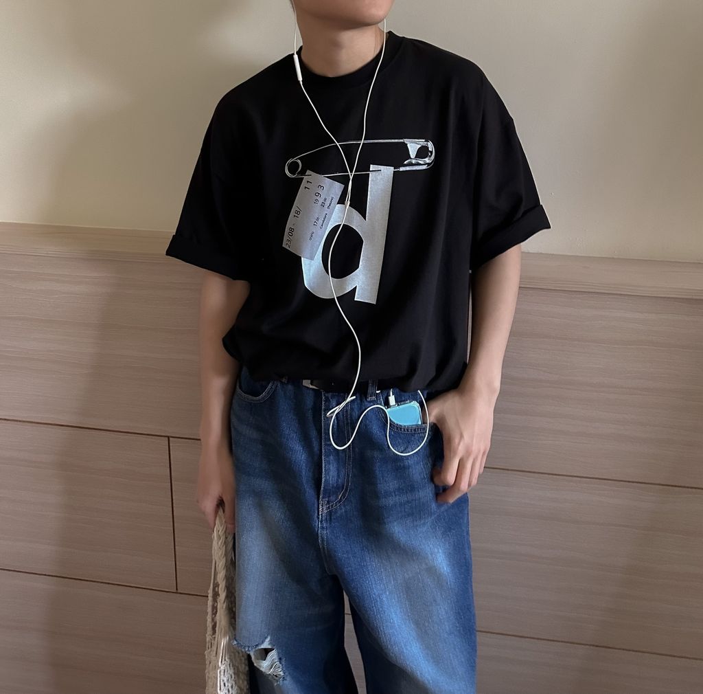 OPPAKOREA 水洗破壞繭型牛仔寬褲 (推薦單品!!!)
