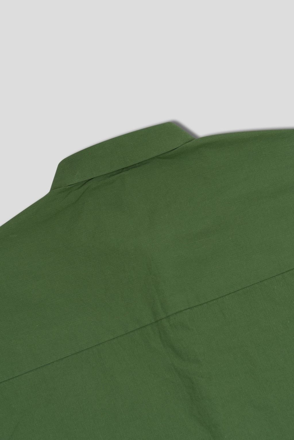 OPPAKOREA 方形口袋開衩短袖襯衫 (4色)