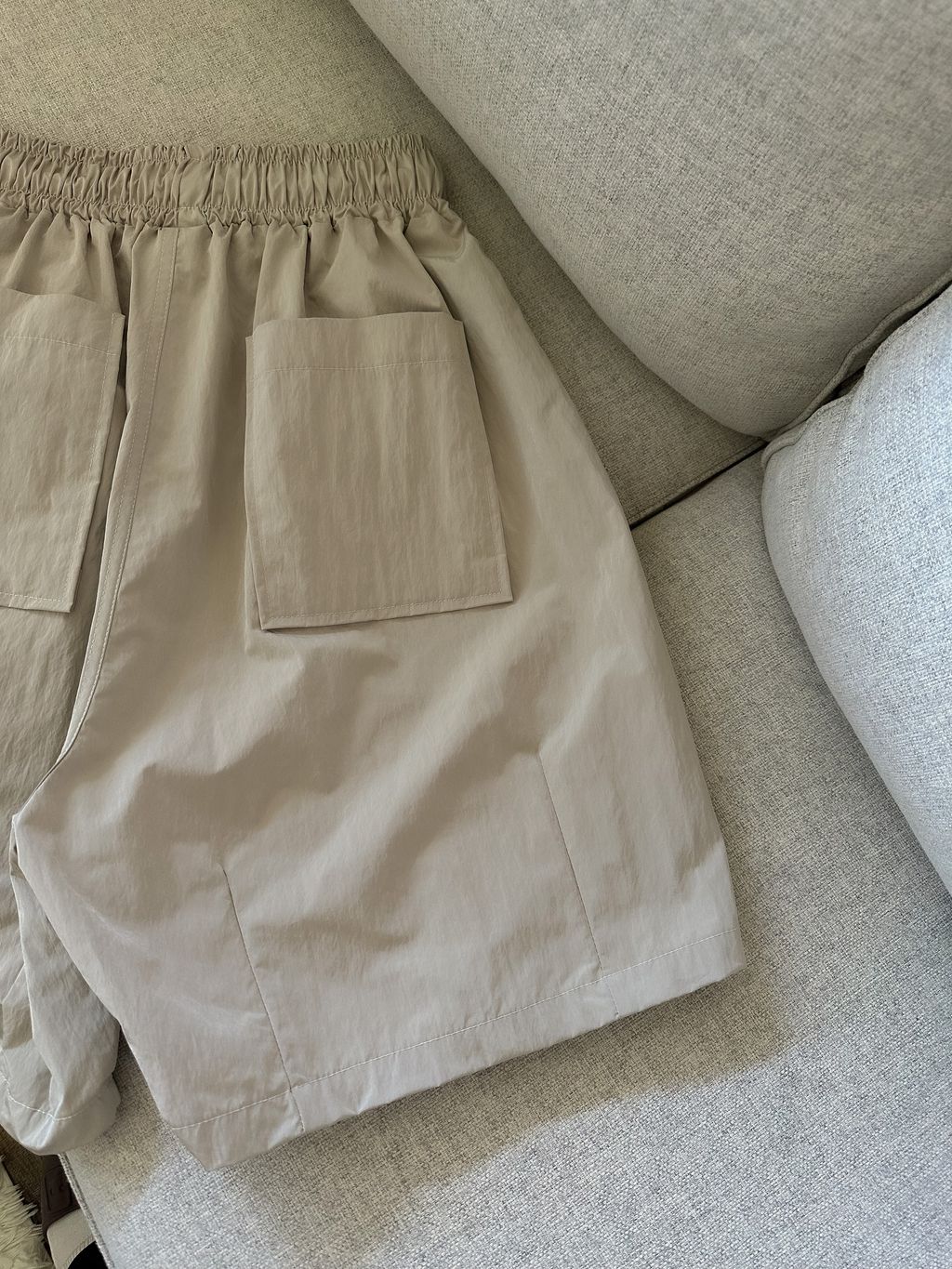OPPAKOREA 打褶繭型機能短褲 (4色)