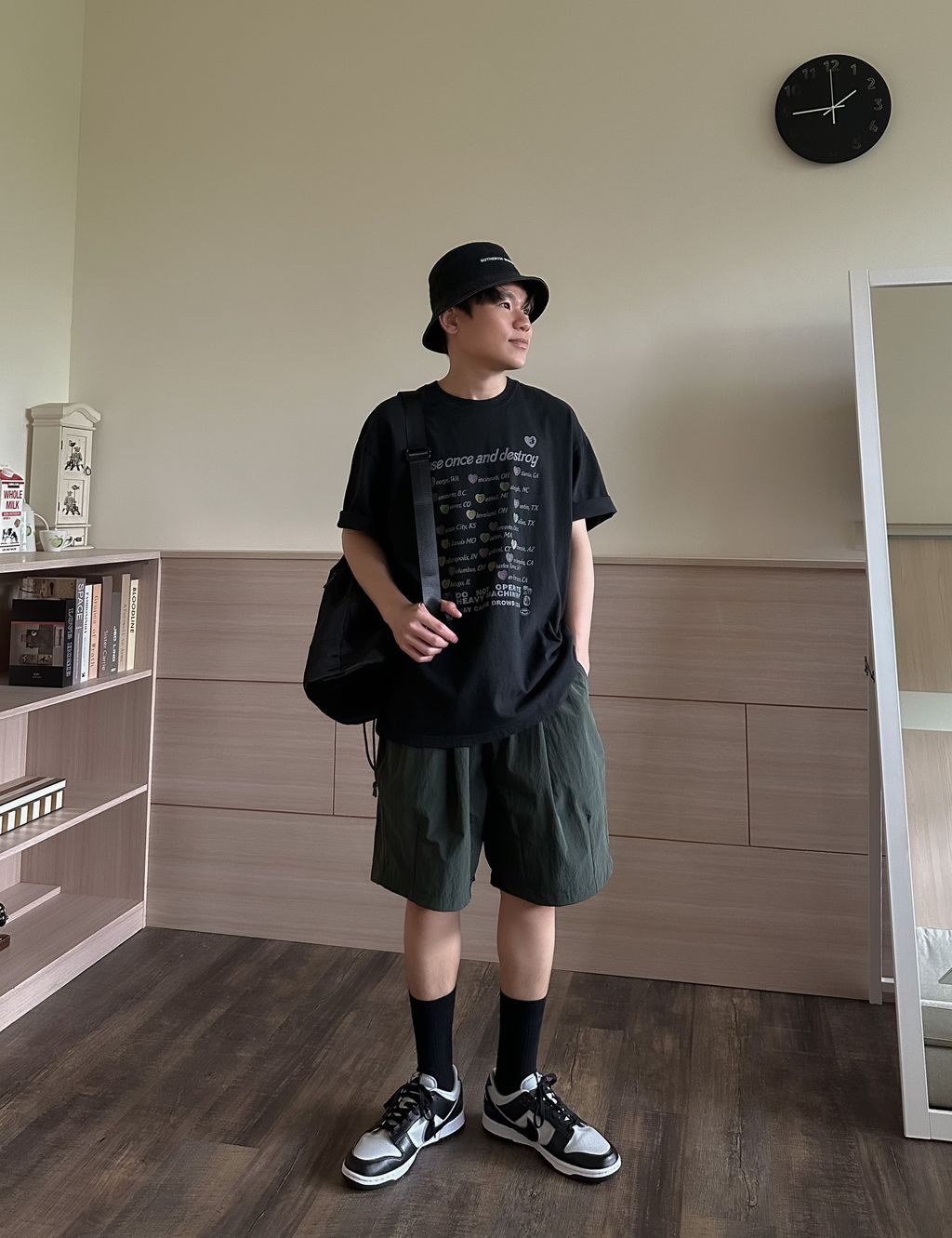 OPPAKOREA 打褶繭型機能短褲 (4色) (日常推薦!!!)