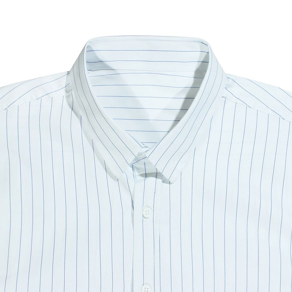 OPPAKOREA Clean 條紋短版襯衫 (2色)