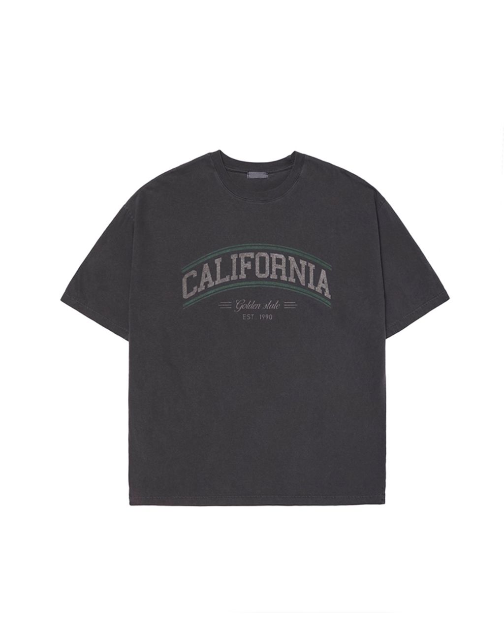 OPPAKOREA California 水洗寬鬆短T (2色)