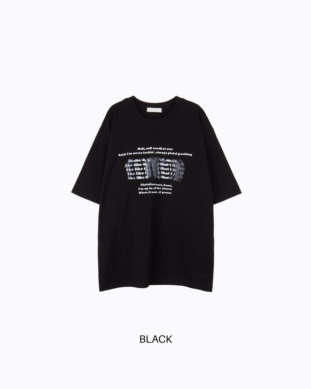 OPPAKOREA 模糊英字短T (3色)