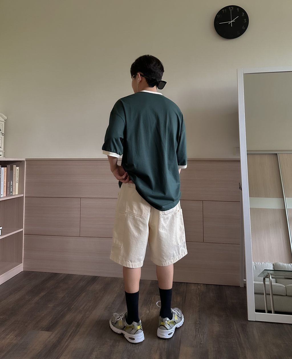 OPPAKOREA Jets 領口配色短T (2色)