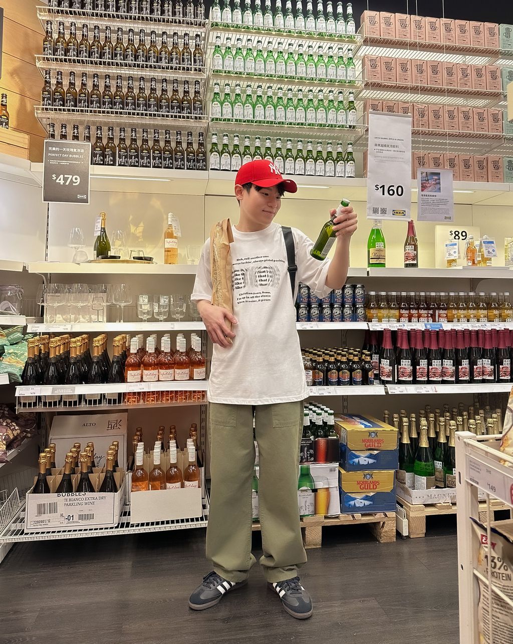 OPPAKOREA 模糊英字短T (3色)
