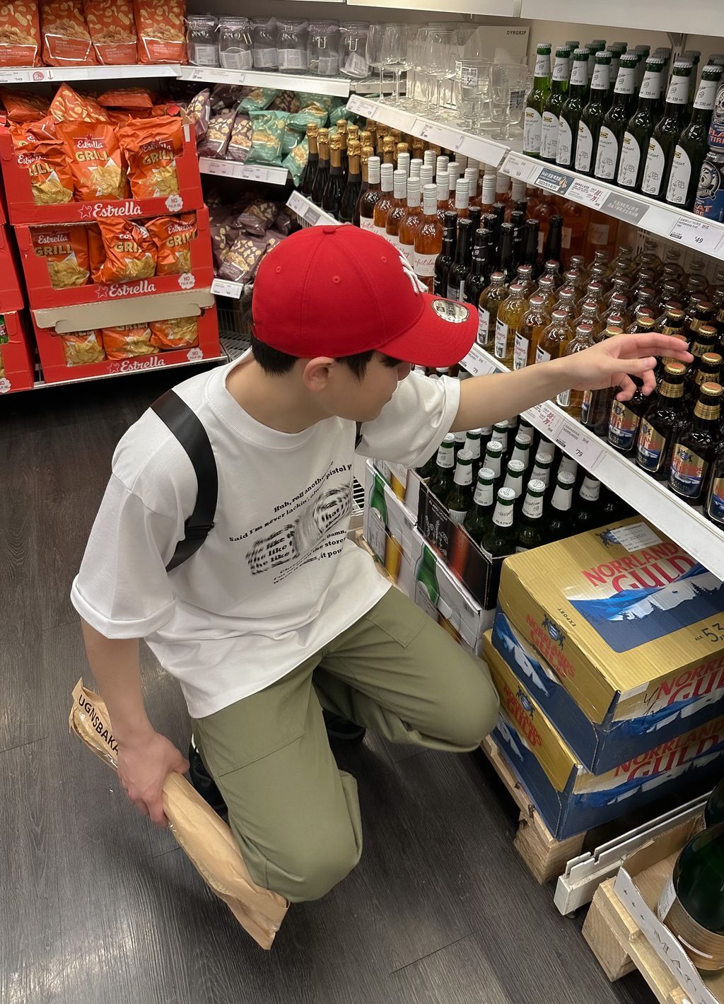 OPPAKOREA 斜口袋微寬工作褲 (4色)