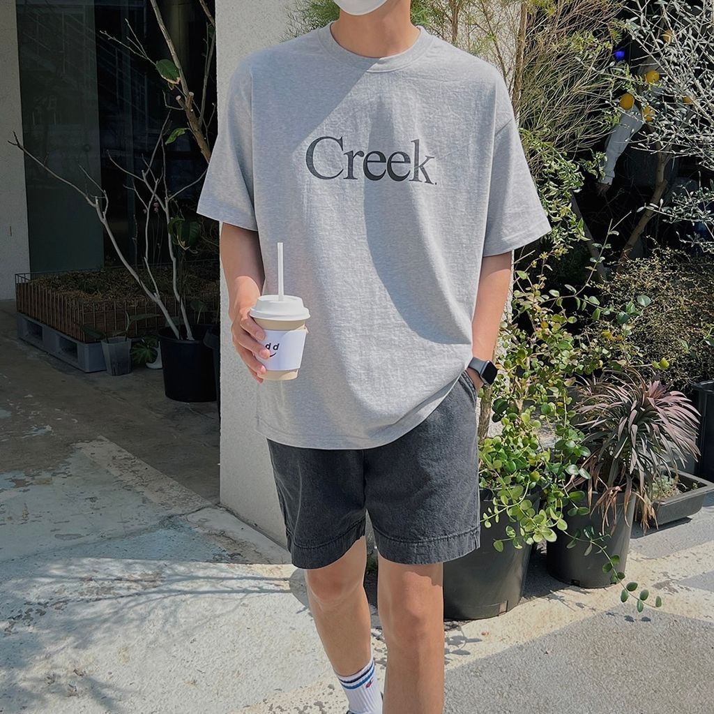 OPPAKOREA Creek 英字短T (4色)