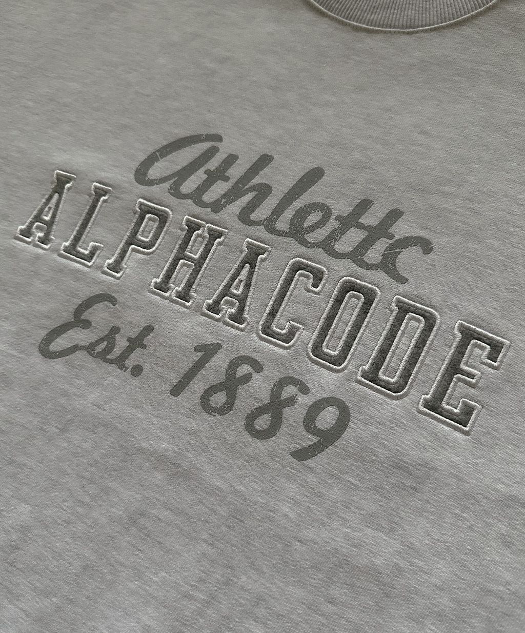 OPPAKOREA Athlettc 英字刺繡衛衣 (2色)