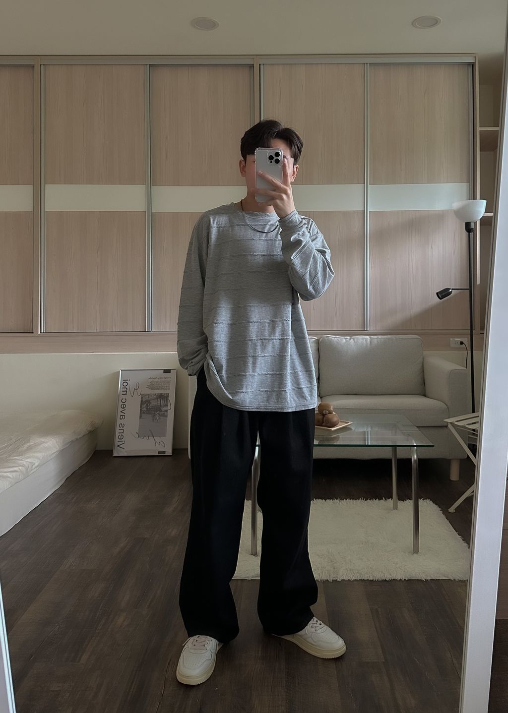 OPPAKOREA Cozy 立體條紋長T (3色)