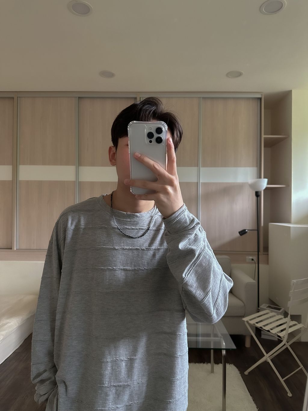 OPPAKOREA Cozy 立體條紋長T (3色)
