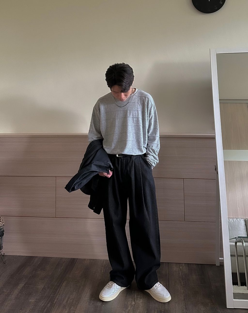 OPPAKOREA Cozy 立體條紋長T (3色)