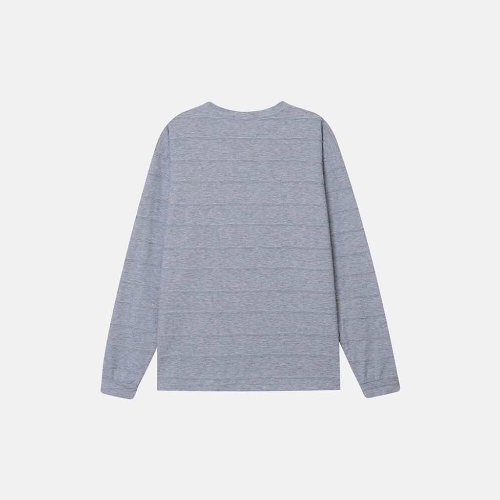 OPPAKOREA Cozy 立體條紋長T (3色)