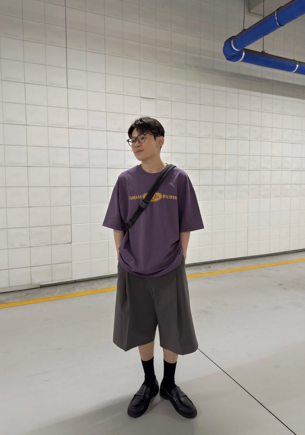 OPPAKOREA 大打褶棉質百慕達短褲 (3色) (日常推薦!!!)