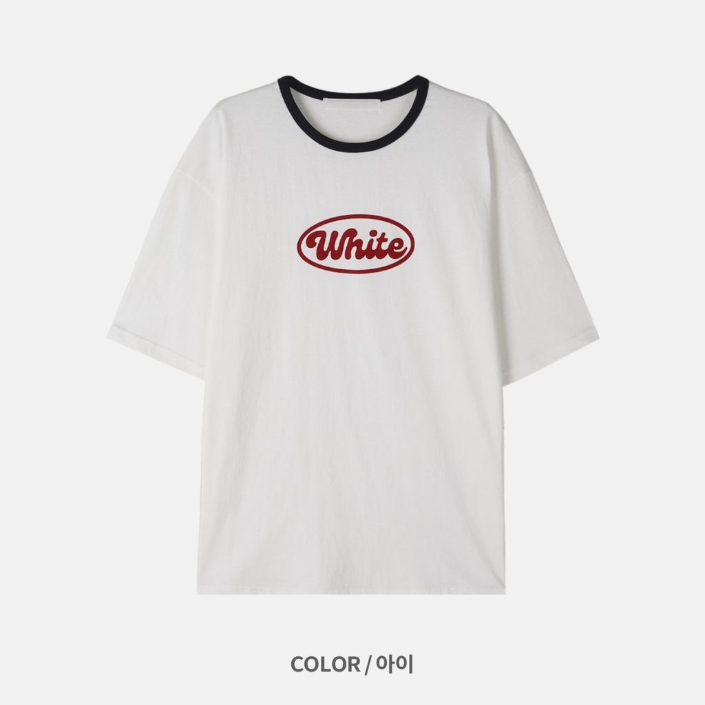 OPPAKOREA white 絨字配色短 (2色)