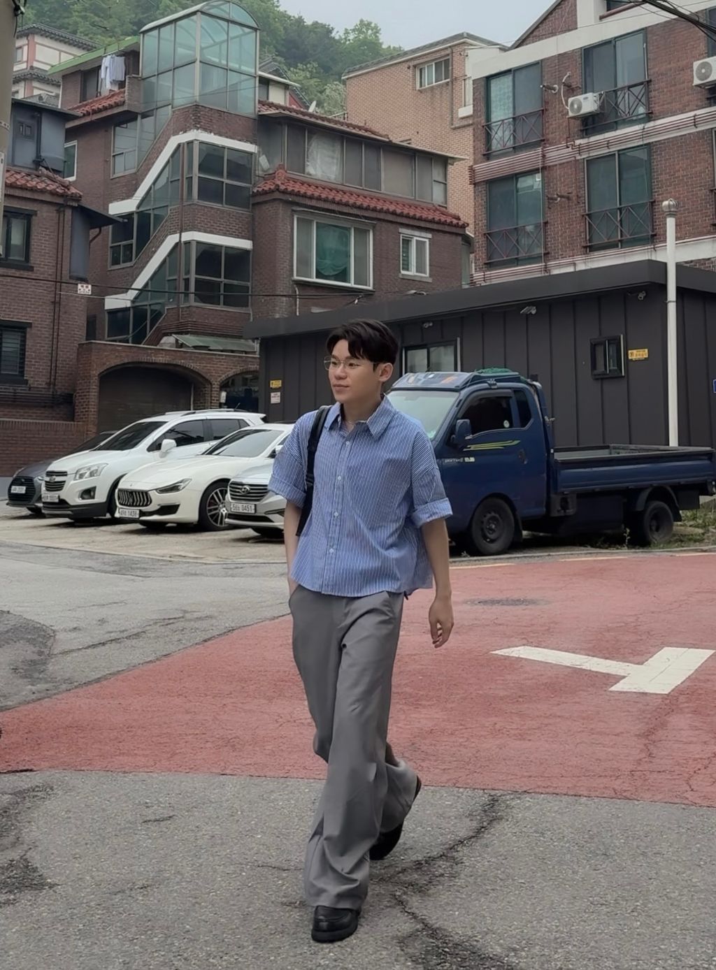 OPPAKOREA Hobo 皮革郵差背包 (推薦單品!!!)
