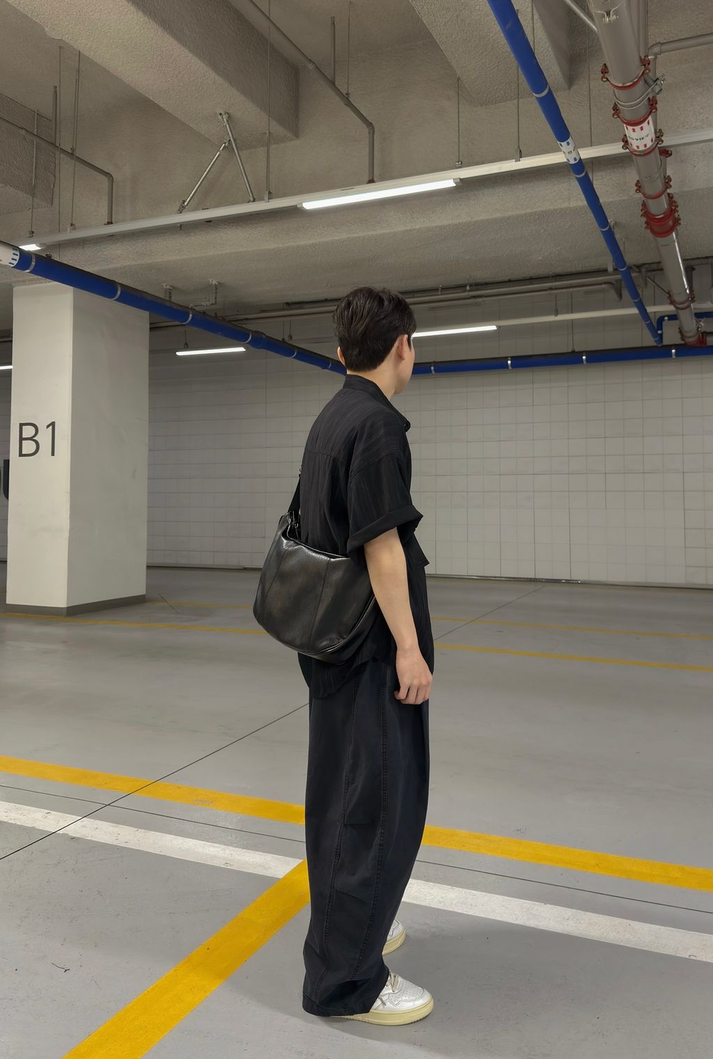 OPPAKOREA Hobo 皮革郵差背包 (推薦單品!!!)