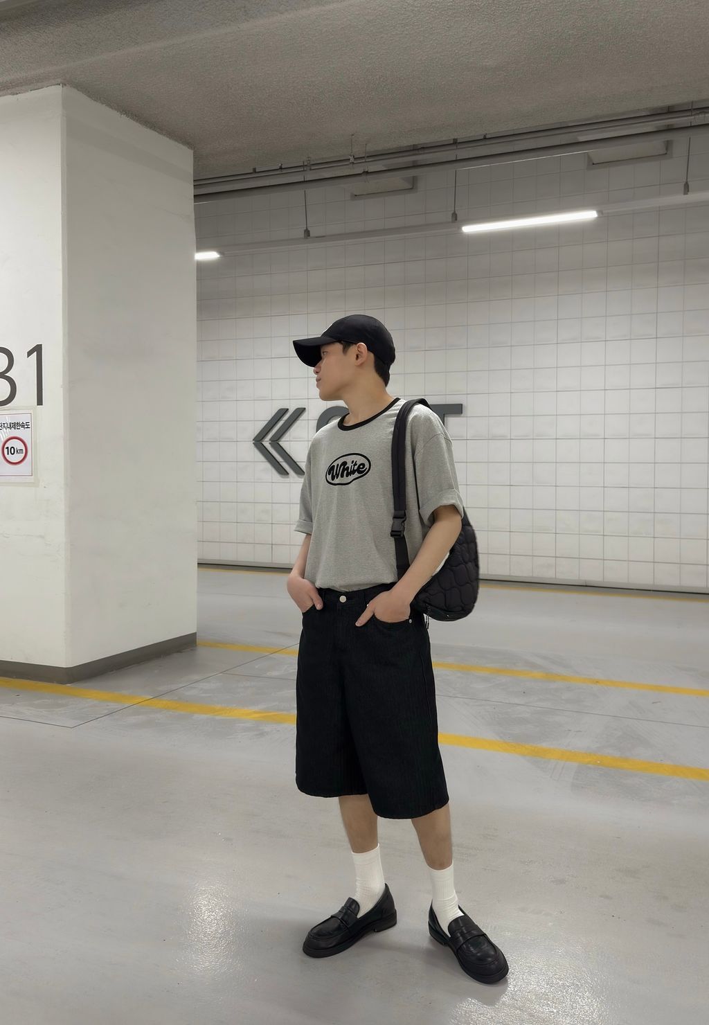 OPPAKOREA Wave 絎縫葫蘆紋斜背包