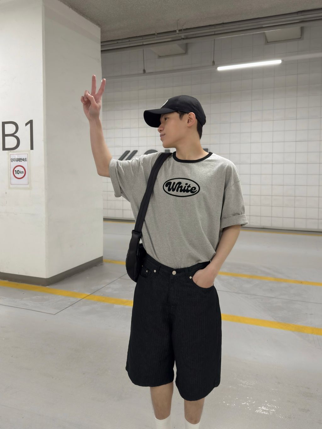 OPPAKOREA Wave 絎縫葫蘆紋斜背包