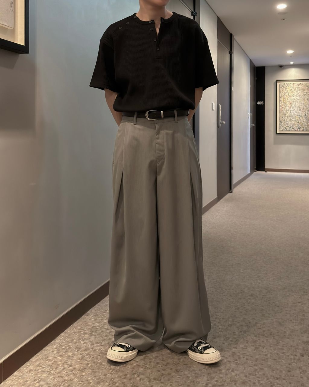 OPPAKOREA Formal 質感牛皮皮帶 (2色)