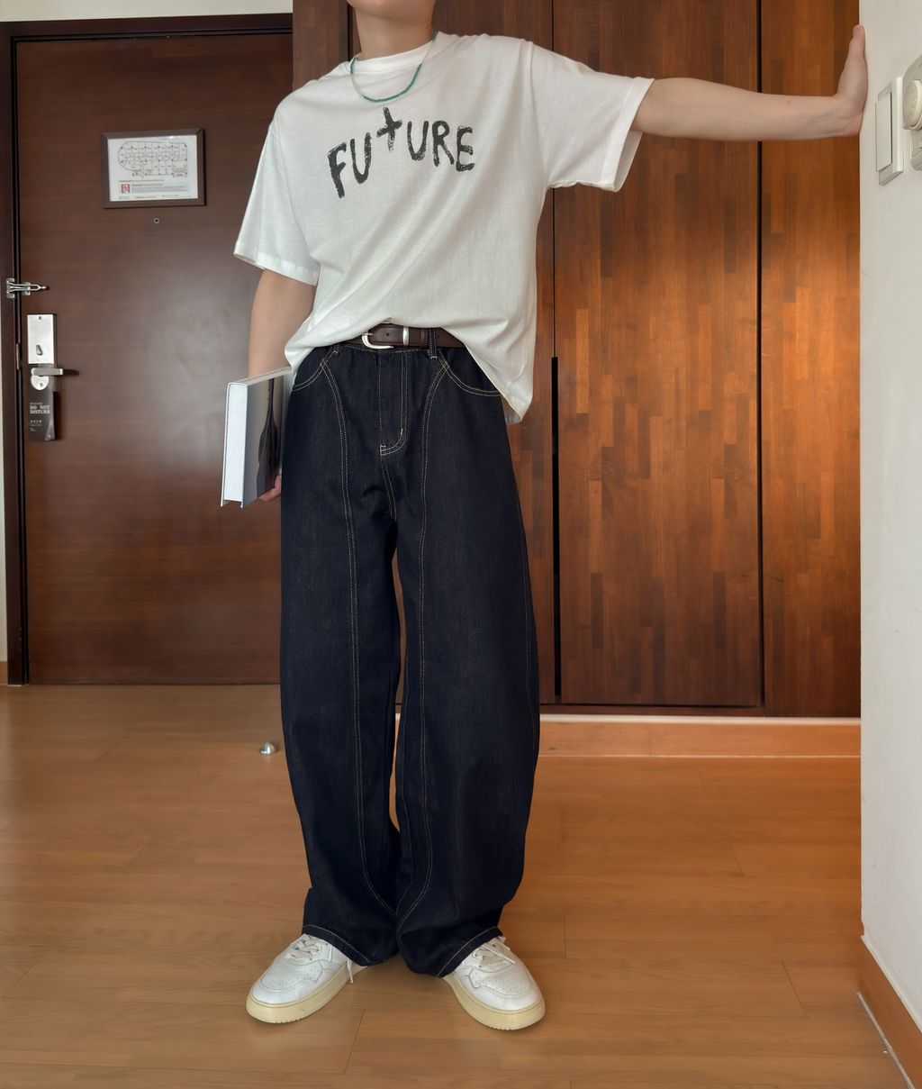 OPPAKOREA Future 斑駁英字短版短T (4色)