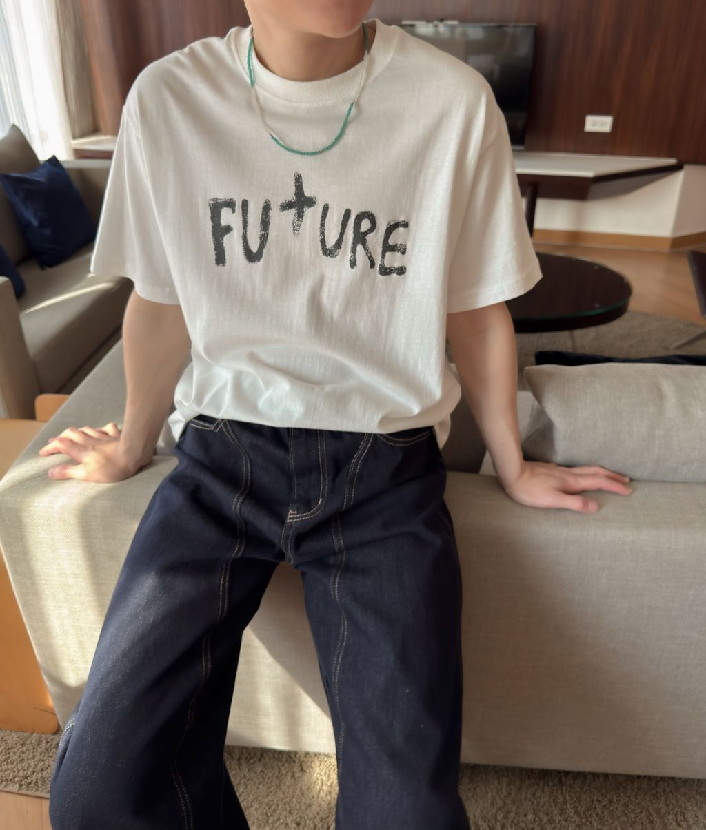 OPPAKOREA Future 斑駁英字短版短T (4色)