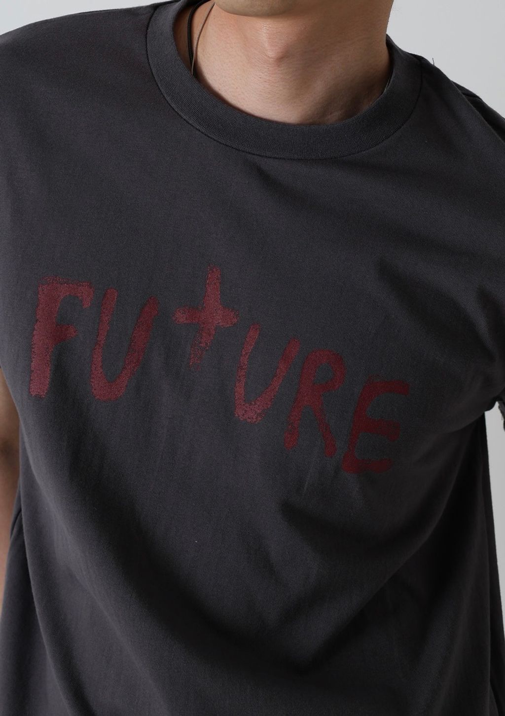 OPPAKOREA Future 斑駁英字短版短T (4色)