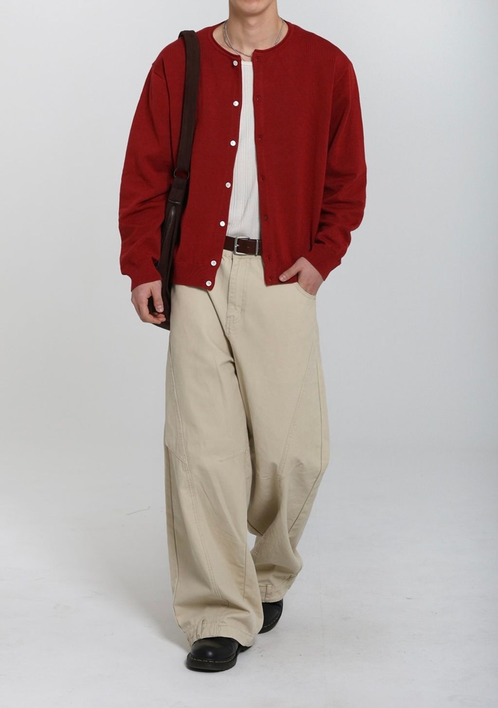 르메이_보트울라운드-가디건_레드 (1) 2