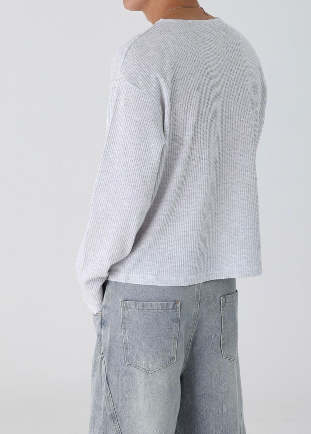 누티지_크롭-와플-머슬-긴팔티_메란지 3