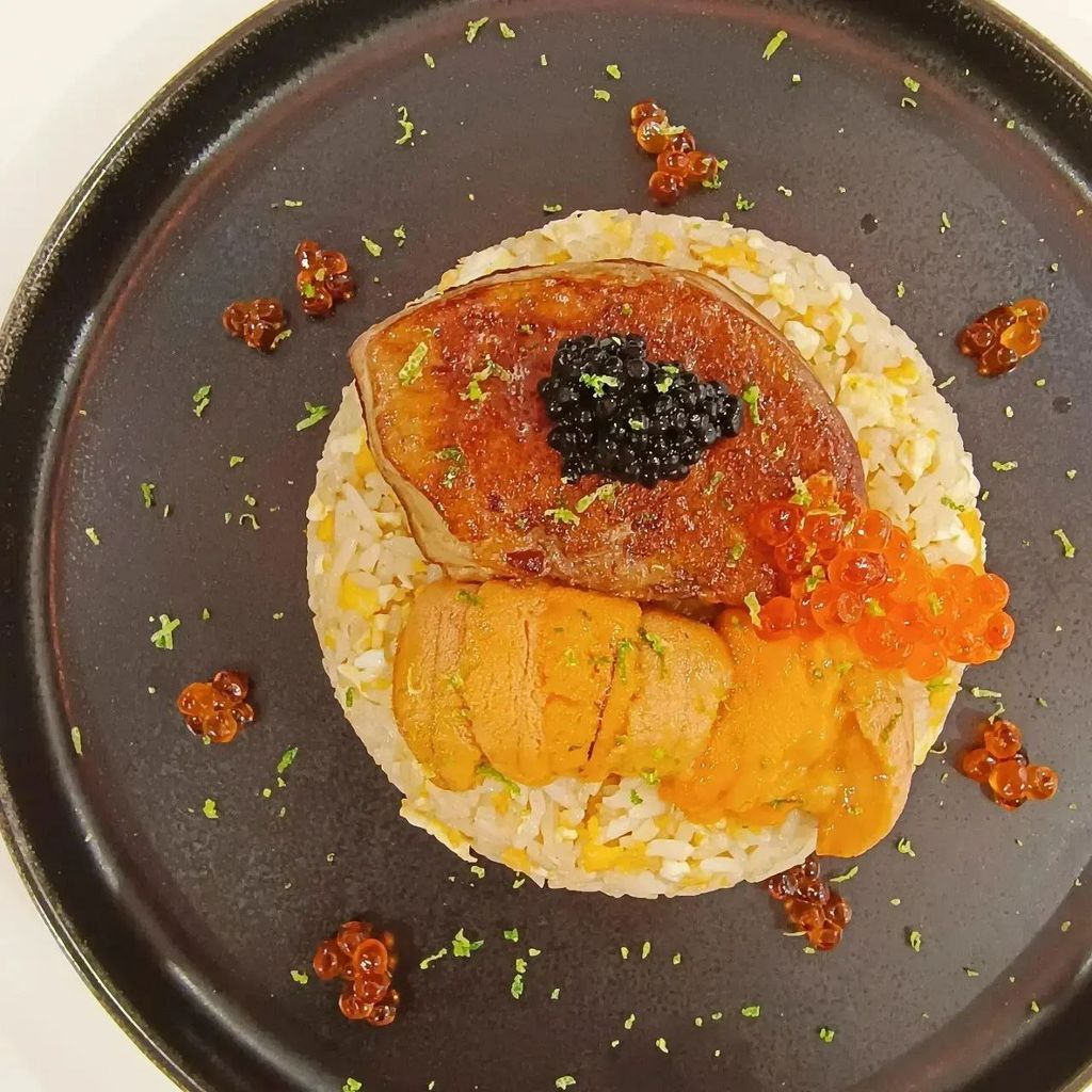 Uni Foie Gras Caviar Fried Rice – Elegant Fine Food Uni Foie Gras Caviar Fried Rice – Elegant Fine Food