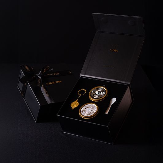 ELEGANT FINE CAVIAR GIFTBOX DUO (4)