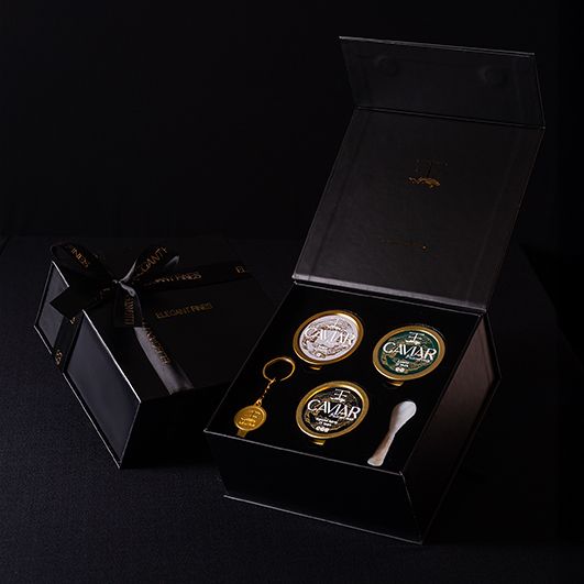 ELEGANT FINE CAVIAR GIFTBOX TRIO (3)