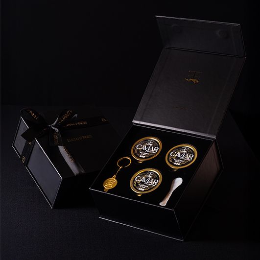 ELEGANT FINE CAVIAR GIFTBOX TRIO (2)