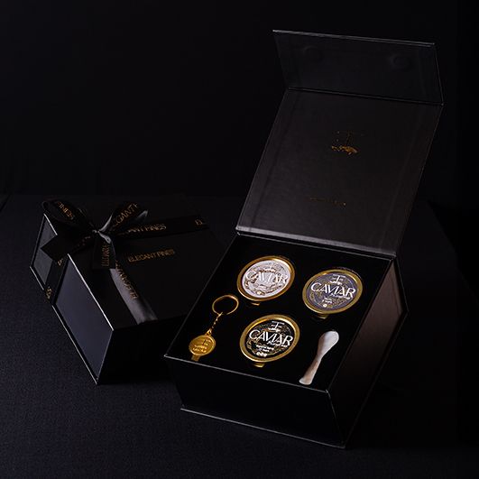 ELEGANT FINE CAVIAR GIFTBOX TRIO