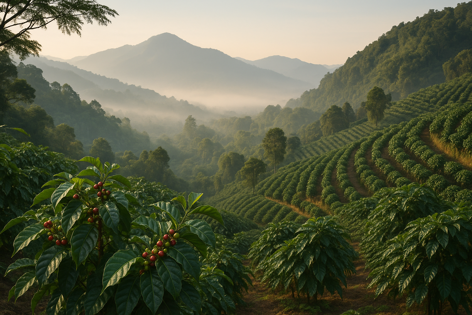咖啡種植:來自山林的恩賜