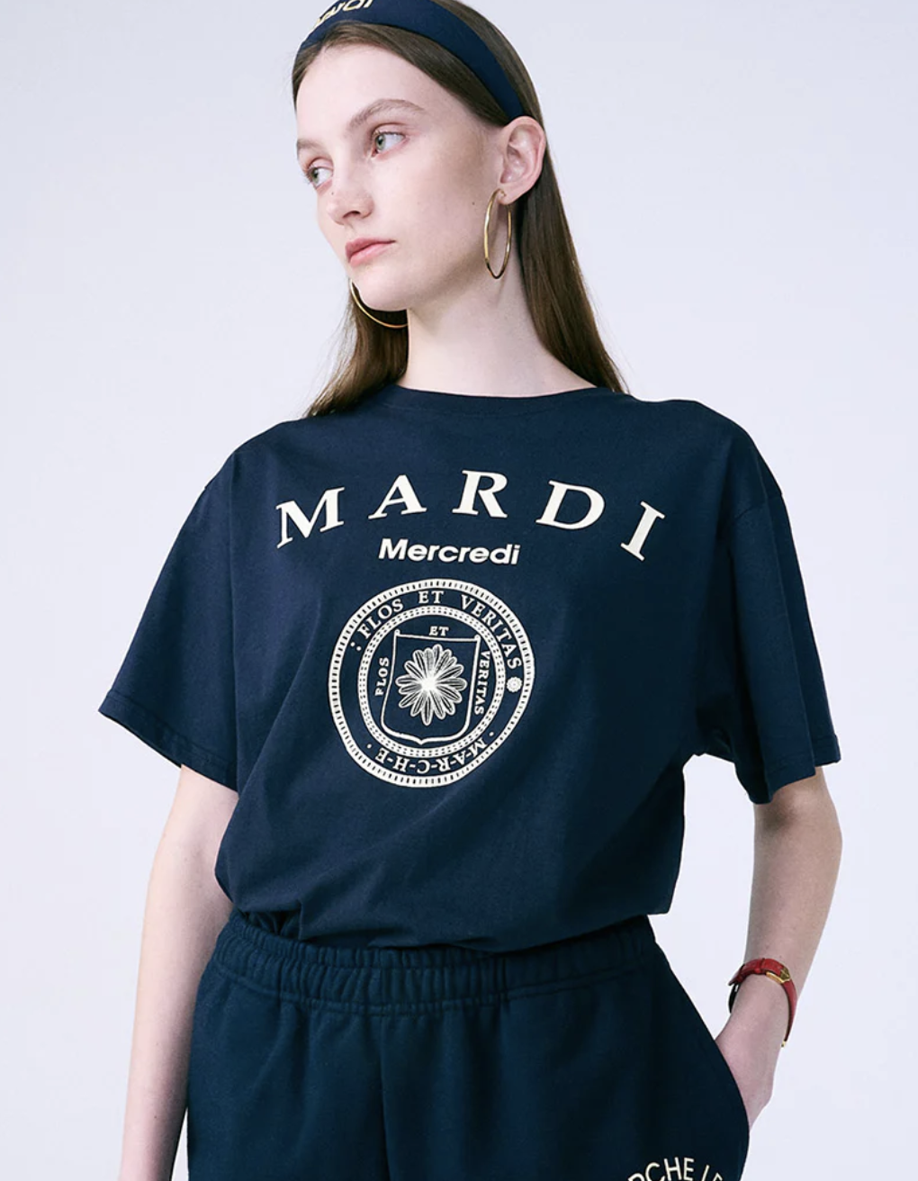 Mardi Mercredi スウェット OATMEAL BLACK トレーナー | endageism.com