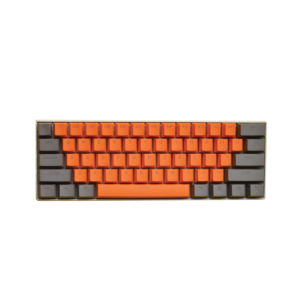 60 Mechanical Keyboard Grey & Orange Kaler Keyboard
