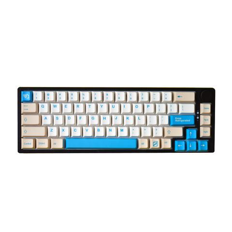 Pre-Built Soymilk 67 keys with Knob 65% KalerKeyboard Gateron Milky Yellow