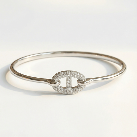 白金色手環_直立角度