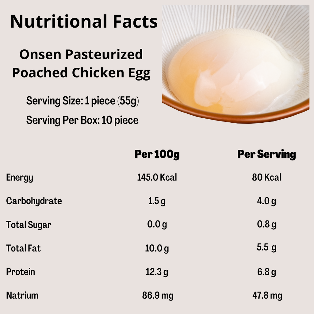Onsen - Nutritional Facts